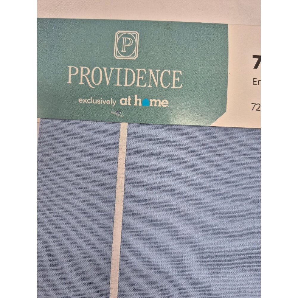 At Home Providence 72in Table Runner & 4 Napkin Set Linens Blue White Embroidere - Picture 8 of 12